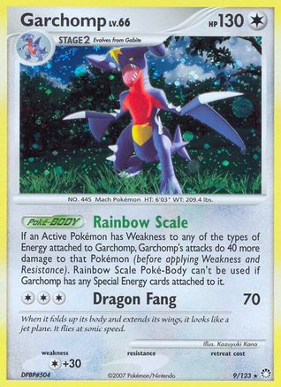 Garchomp 009/123 [Mysterious Treasures]  - Holofoil