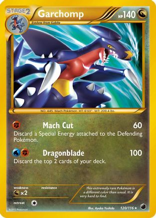 Garchomp (120 Secret Rare) 120 [Plasma Freeze]  - Holofoil