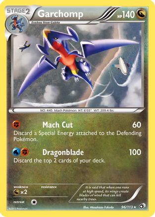 Garchomp 096/113 [Legendary Treasures]  - Reverse Holofoil