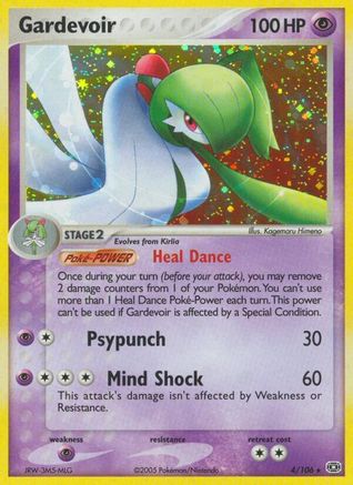 Gardevoir 004 [Emerald]  - Reverse Holofoil