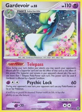 Gardevoir 007/132 [Secret Wonders]  - Holofoil