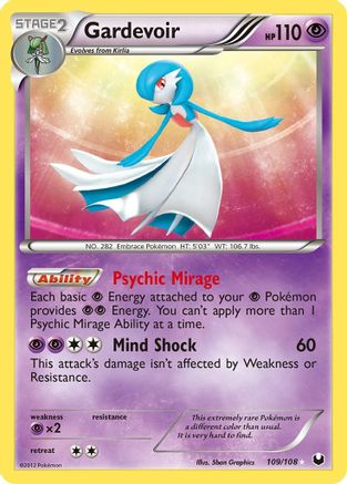 Gardevoir 109 [Dark Explorers]  - Holofoil