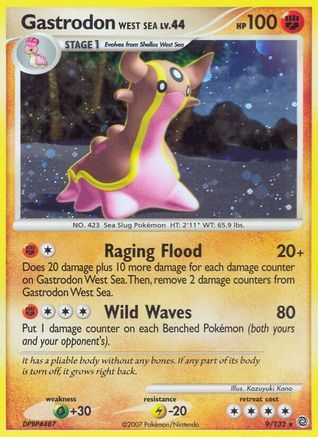 Gastrodon West Sea 009 [Secret Wonders]  - Reverse Holofoil