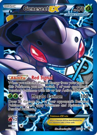 Genesect EX (Team Plasma) (97 Full Art) 097 [Plasma Blast]  - Holofoil
