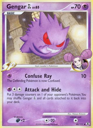 Gengar GL 040/111 [Rising Rivals]  - Reverse Holofoil