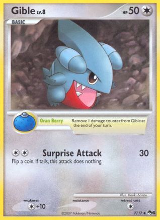 Gible 007 [POP Series 6]  - Holofoil