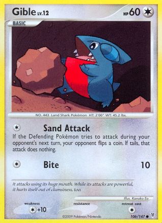 Gible 106 [Supreme Victors]  - Reverse Holofoil
