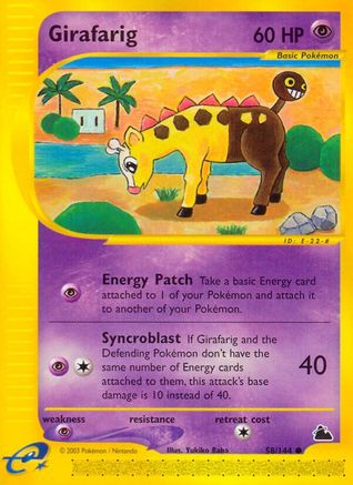 Girafarig 058 [Skyridge]