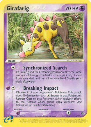 Girafarig 016/97 [Dragon]