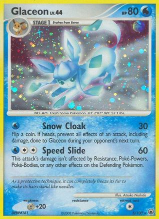 Glaceon (5) 005 [Majestic Dawn]  - Reverse Holofoil