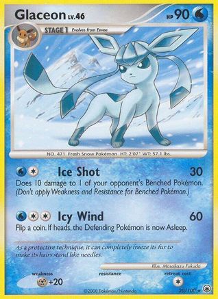 Glaceon (20) 020 [Majestic Dawn]
