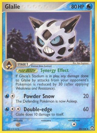 Glalie 030 [Power Keepers]  - Reverse Holofoil