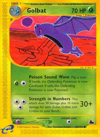 Golbat 060 [Skyridge]  - Reverse Holofoil