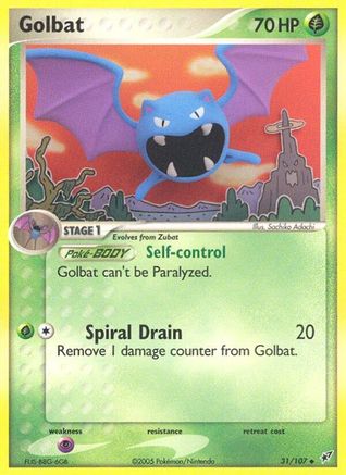 Golbat 031 [Deoxys]  - Reverse Holofoil