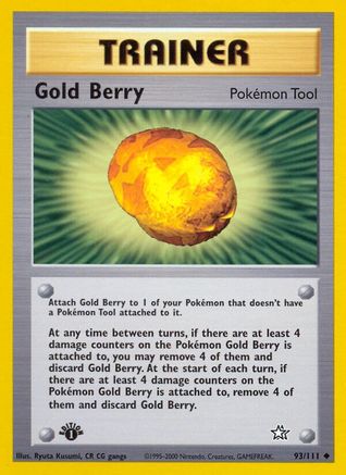 Gold Berry 093/111 [Neo Genesis]  - 1st Edition