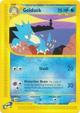 Golduck (50b) 50b [Aquapolis]  - Reverse Holofoil