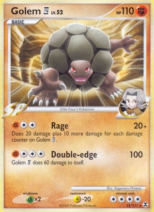 Golem E4 023 [Rising Rivals]  - Reverse Holofoil