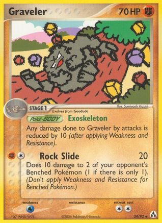 Graveler 034/92 [Legend Maker]
