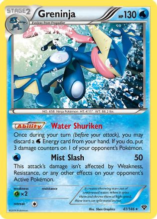 Greninja 041/146 [XY Base Set]  - Reverse Holofoil