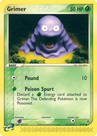 Grimer 057/97 [Dragon]  - Reverse Holofoil