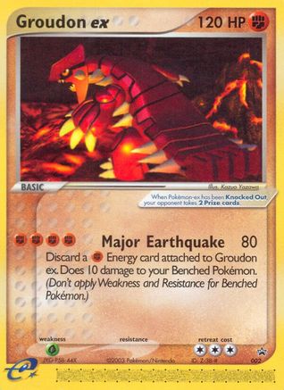 Groudon ex 002 [Nintendo Promos]  - Holofoil