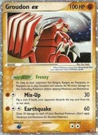 Groudon ex 038/40  - Holofoil