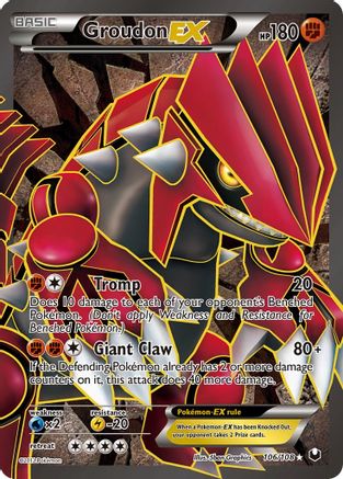 Groudon EX (106 Full Art) 106 [Dark Explorers]  - Holofoil