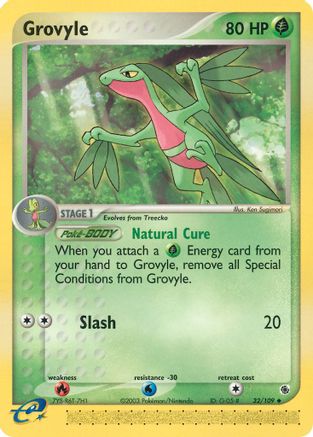 Grovyle 032/109 [Ruby and Sapphire]  - Reverse Holofoil