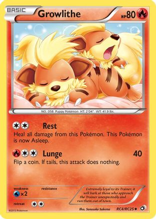 Growlithe RC4/RC25 [Legendary Treasures Radiant Collection]  - Holofoil
