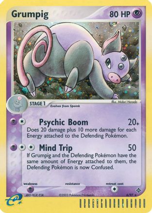 Grumpig 006 [Dragon]  - Reverse Holofoil