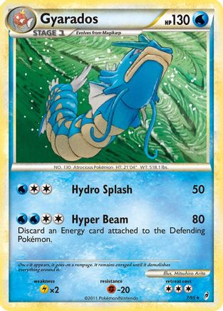 Gyarados 007 [Call of Legends]  - Reverse Holofoil