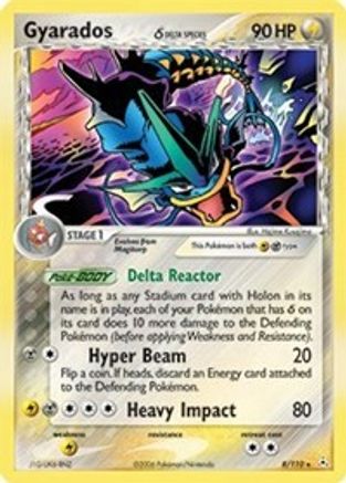 Gyarados (Delta Species) 008 [Holon Phantoms]  - Holofoil