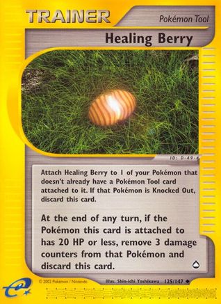 Healing Berry 125 [Aquapolis]  - Reverse Holofoil