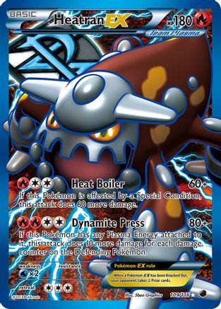 Heatran EX (Team Plasma) (Full Art) 109 [Plasma Freeze]  - Holofoil
