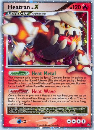 Heatran LV.X DP31 [Diamond and Pearl Promos]  - Holofoil