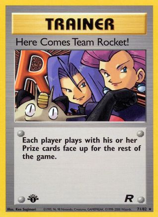 Here Comes Team Rocket! (71) 071/82 [Team Rocket]  - 1st Edition