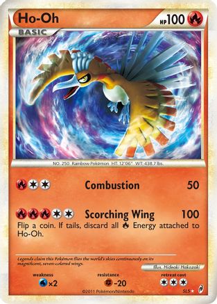 Ho-Oh (Shiny) SL5 [Call of Legends]  - Holofoil