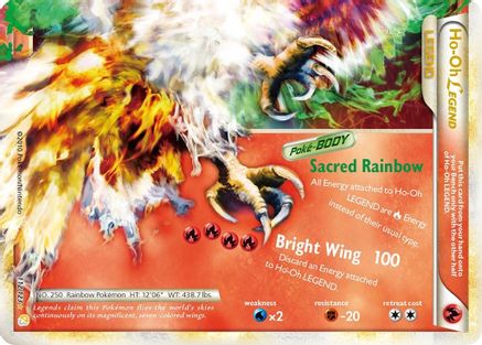 Ho-Oh Legend (Bottom) 112 [HeartGold SoulSilver]  - Holofoil