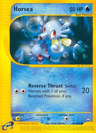 Horsea (85) 085 [Aquapolis]  - Reverse Holofoil