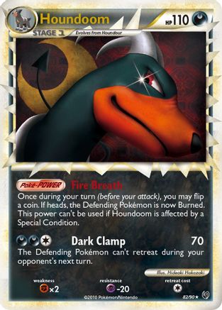 Houndoom (Prime) 082/90 [Undaunted]  - Holofoil