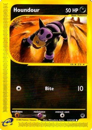 Houndour 113/165 [Expedition]  - Reverse Holofoil