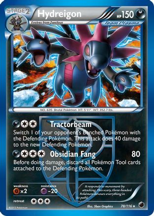 Hydreigon (Team Plasma) 078/116 [Plasma Freeze]  - Reverse Holofoil