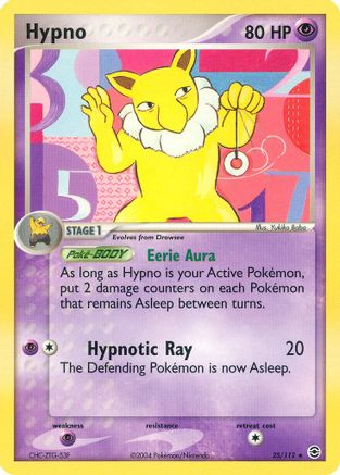 Hypno 025 [FireRed & LeafGreen]  - Reverse Holofoil