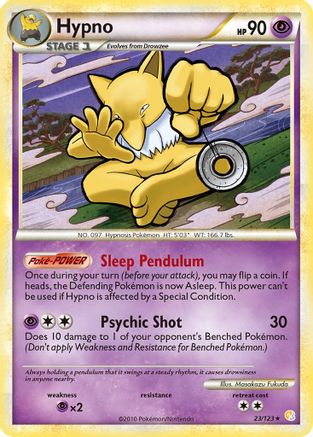 Hypno 023 [HeartGold SoulSilver]  - Reverse Holofoil