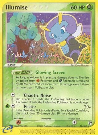 Illumise 038 [Sandstorm]  - Reverse Holofoil