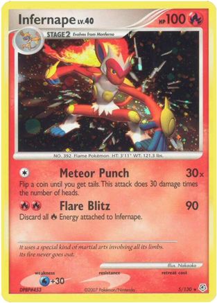 Infernape 005/130 [Diamond and Pearl]  - Holofoil