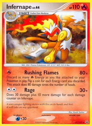 Infernape 031 [Platinum]