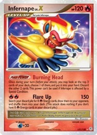 Infernape LV.X 121 [Diamond and Pearl]  - Holofoil