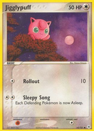 Jigglypuff 063/101  - Reverse Holofoil
