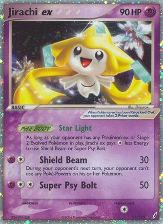 Jirachi ex 094/100 [Crystal Guardians]  - Holofoil